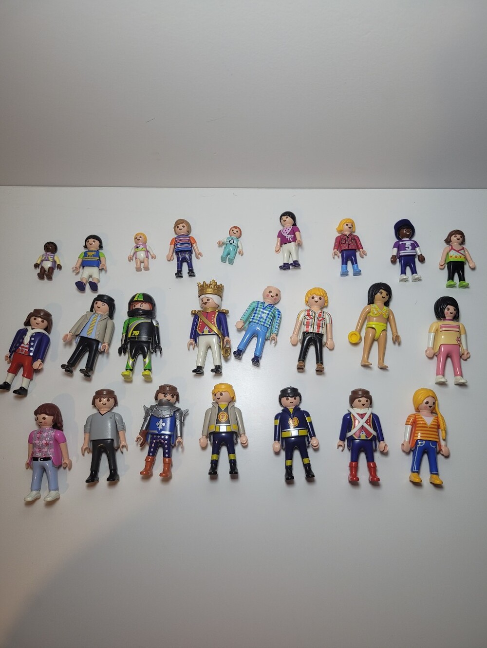 Playmobil Figure Lot Of 24 People Vintage 90s Modern Mixed Lot
